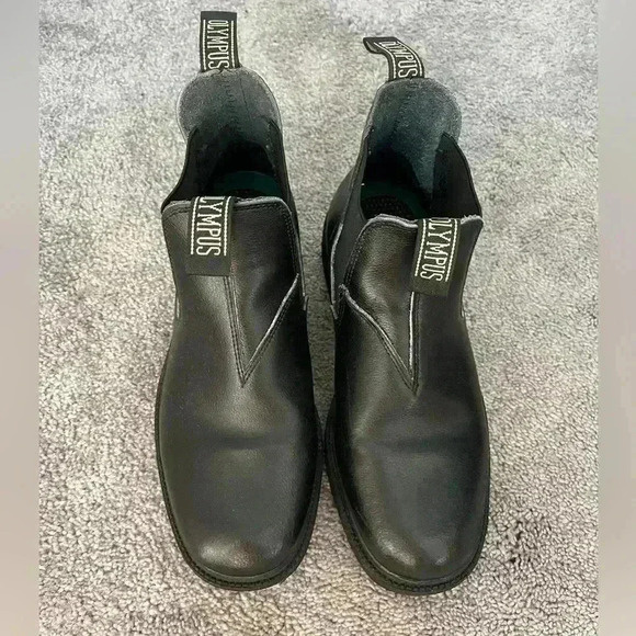 men's black Olympus boots size 7 - Picture 2 of 8